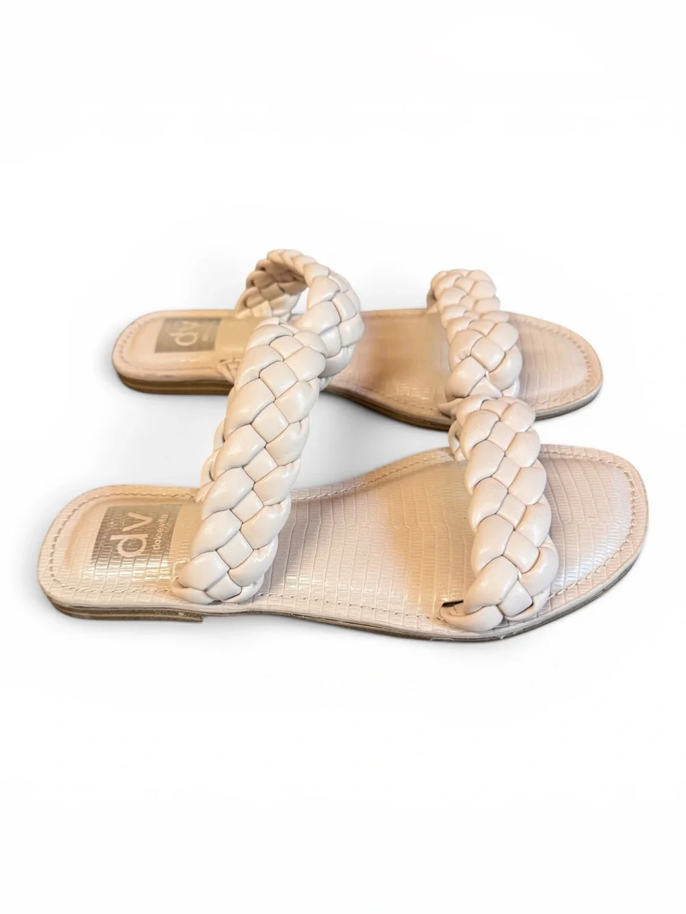 DV by Dolce Vita Braided Double-Strap Slide Sandals